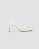 Manolo Blahnik Women's Volusan 70MM Leather Slanted-Heel Sandals - 1