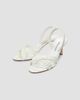 Manolo Blahnik Women's Volusan 70MM Leather Slanted-Heel Sandals - 3