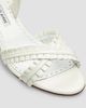 Manolo Blahnik Women's Volusan 70MM Leather Slanted-Heel Sandals - 6