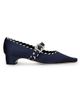 Manolo Blahnik Women's Zaera Satin Pumps - 7