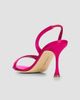 Manolo Blahnik Women's Zutosan 90MM Satin Slingback Sandals - 4