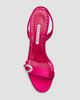 Manolo Blahnik Women's Zutosan 90MM Satin Slingback Sandals - 6