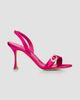 Manolo Blahnik Women's Zutosan 90MM Satin Slingback Sandals - 7