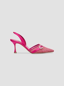 Manolo Blahnik Women's Zutosli 70MM Slingback Pumps