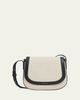 Mansur Gavriel Classic Flap Canvas & Leather Crossbody Bag - 1