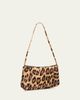 Mansur Gavriel Gaia Leopard Calf Hair Baguette Shoulder Bag - 2