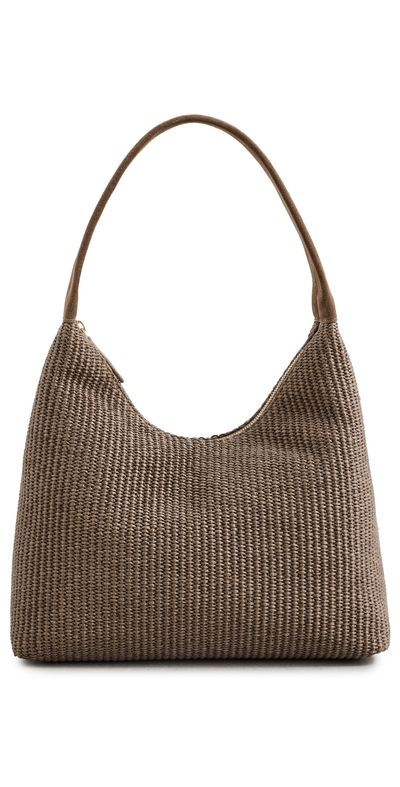 Mansur Gavriel Mansur Gavriel Candy Raffia Hobo Bag Anise One
