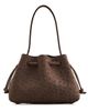 Mansur Gavriel Mansur Gavriel Drawstring Pouchette Shoulder Bag Ebony One - 1