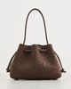 Mansur Gavriel Mansur Gavriel Drawstring Pouchette Shoulder Bag Ebony One - 2