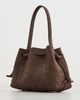 Mansur Gavriel Mansur Gavriel Drawstring Pouchette Shoulder Bag Ebony One - 4