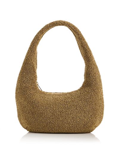 Mansur Gavriel Mansur Gavriel Gnocchi Faux Shearling Hobo Bag