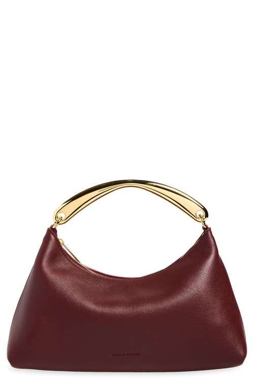 Mansur Gavriel Mansur Gavriel hea Metal Handle Leather Handbag