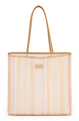Mansur Gavriel Mansur Gavriel Large Filo Stripe Mesh Tote