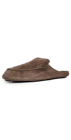 Mansur Gavriel Mansur Gavriel Moccasin Mules Anise