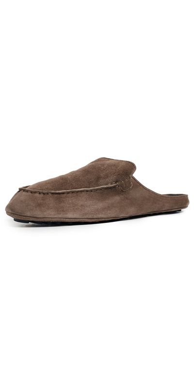 Mansur Gavriel Mansur Gavriel Moccasin Mules Anise