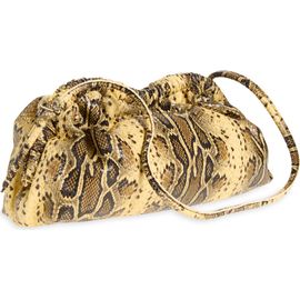 Mansur Gavriel Mansur Gavriel Oversized Cloud Snakeskin Embossed Leather Clutch