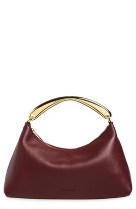 Mansur Gavriel Mansur Gavriel Rhea Metal Handle Leather Handbag