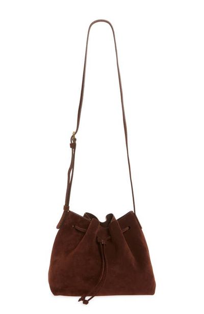 Mansur Gavriel Mansur Gavriel Secchio Suede Crossbody Bag