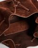 Mansur Gavriel Mansur Gavriel Secchio Suede Crossbody Bag Chocolate One - 6