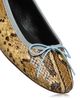 Mansur Gavriel Mansur Gavriel Women's Dance Snake Embossed Leather Ballet Flats - 5