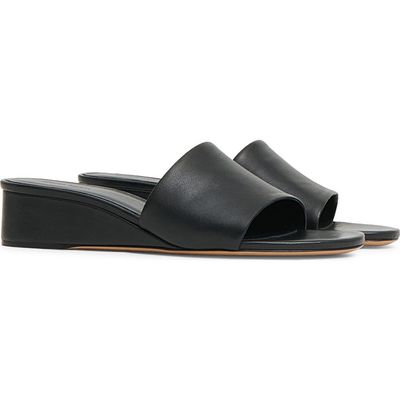 Mansur Gavriel Mansur Gavriel Zeppa Leather Slide Wedge Sandal