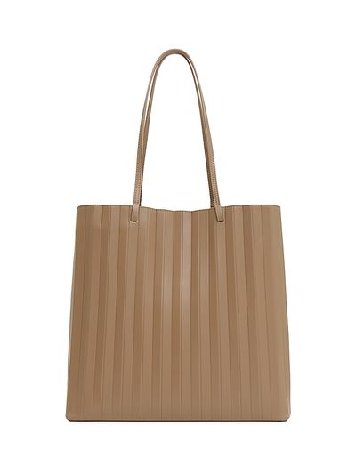 Mansur Gavriel Women's Large Pleated Leather Tote Bag