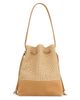 Mansur Gavriel Women's Raffia & Suede Bucket Bag - 1