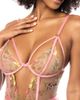 Mapale Mapale Embroidered Underwire Teddy with Garter Straps - 3