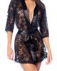 Mapale Mapale Lace Robe & Thong Set - 1