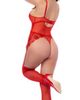Mapale Mapale Sequin Cutout Mesh Underwire Bodysuit - 2