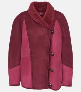 Marant Etoile Marant Etoile Abeni shearling-lined suede jacket