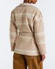 Marant Etoile Marant Etoile Brea striped wrap coat - 6