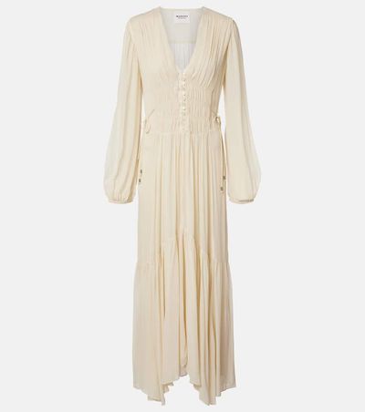 Marant Etoile Marant Etoile Briane gathered muslin maxi dress