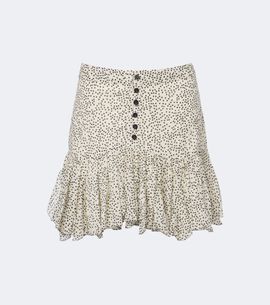 Marant Etoile Marant Etoile Daneen polka-dot cotton voile miniskirt
