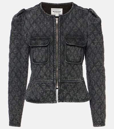 Marant Etoile Marant Etoile Deliona quilted denim jacket