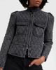 Marant Etoile Marant Etoile Deliona quilted denim jacket - 4