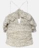 Marant Etoile Marant Etoile Djimia halterneck cotton-blend top - 1