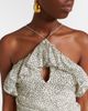 Marant Etoile Marant Etoile Djimia halterneck cotton-blend top - 3