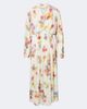Marant Etoile Marant Etoile Floral pleated satin midi dress - 1