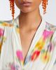 Marant Etoile Marant Etoile Floral pleated satin midi dress - 3