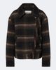 Marant Etoile Marant Etoile Galeane plaid wool-blend jacket - 1