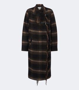 Marant Etoile Marant Etoile Gihan plaid wool-blend coat