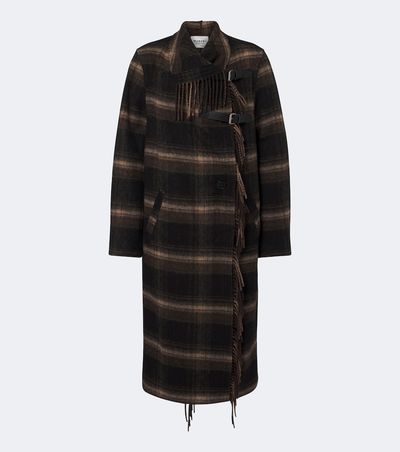 Marant Etoile Marant Etoile Gihan plaid wool-blend coat