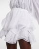 Marant Etoile Marant Etoile Gisele lace-trimmed cotton shorts - 4