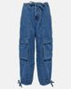 Marant Etoile Marant Etoile Ivy mid-rise denim cargo pants - 1