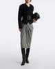 Marant Etoile Marant Etoile Jeldia draped flannel midi skirt - 2
