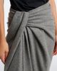 Marant Etoile Marant Etoile Jeldia draped flannel midi skirt - 3