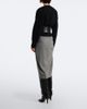 Marant Etoile Marant Etoile Jeldia draped flannel midi skirt - 6