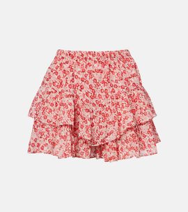 Marant Etoile Marant Etoile Jocadia floral cotton skort