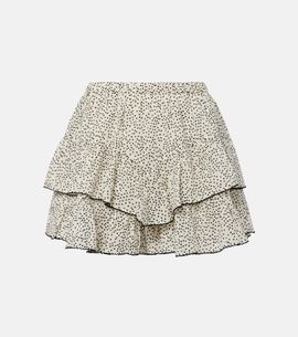 Marant Etoile Marant Etoile Jocadia ruffled cotton shorts